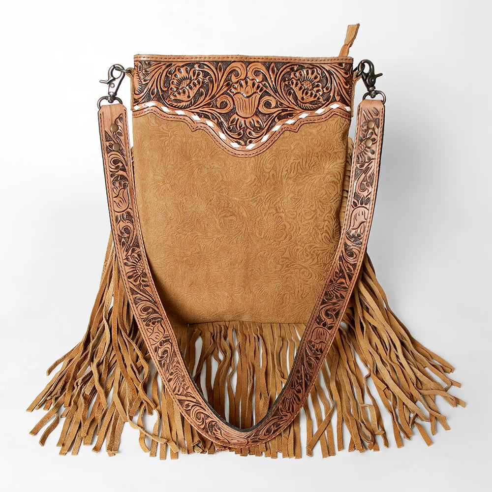 Brown Velvet Crossbody  BELLISSIMA HANDBAGS