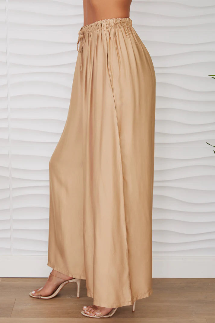 Milio Milano Silky Pants–Luxe Silk Blend