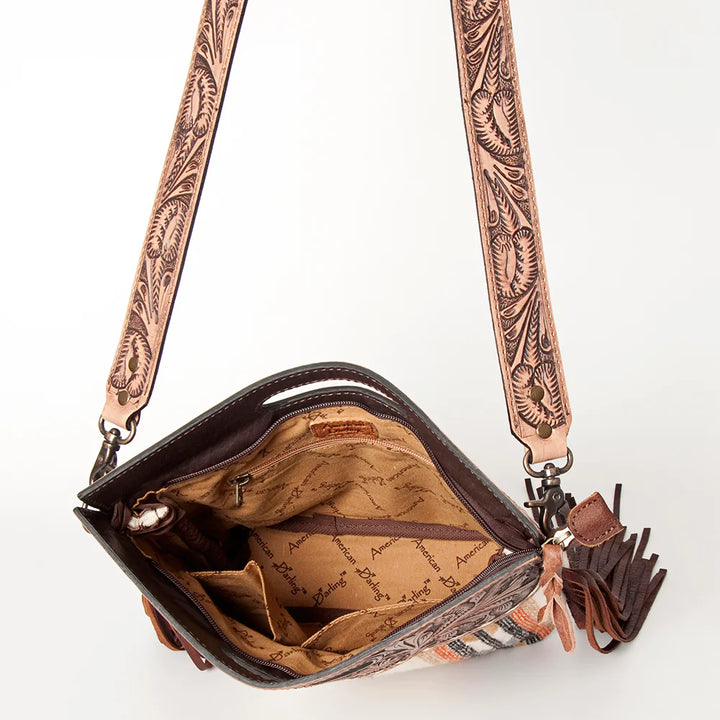 Leather & Saddle Blanket Crossbody