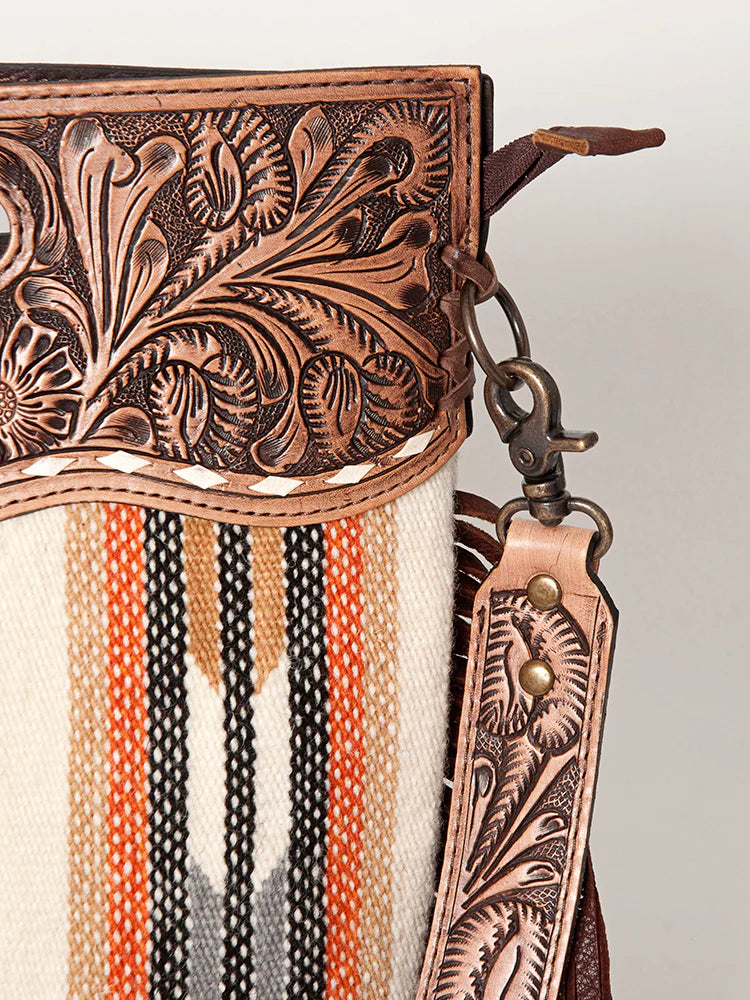 Leather & Saddle Blanket Crossbody