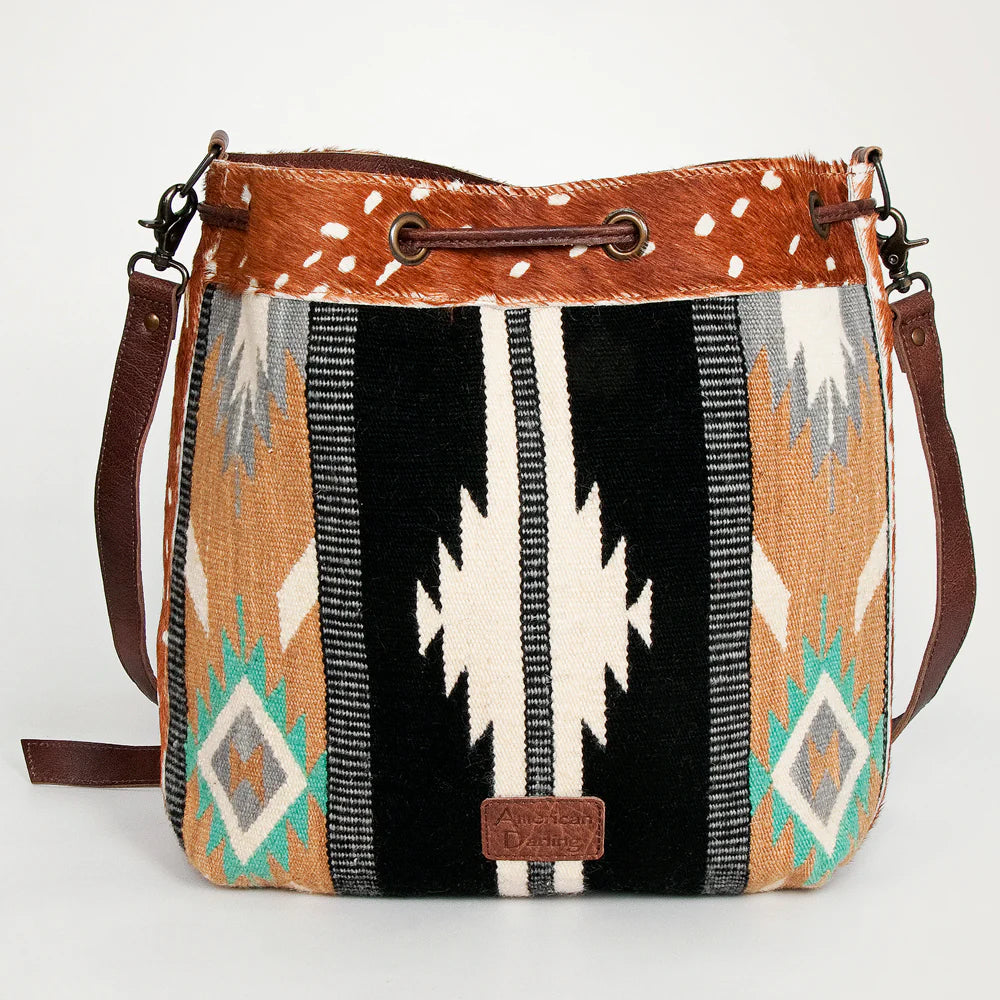 Leather Saddle Blanket Crossbody