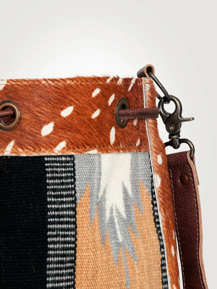 Leather Saddle Blanket Crossbody