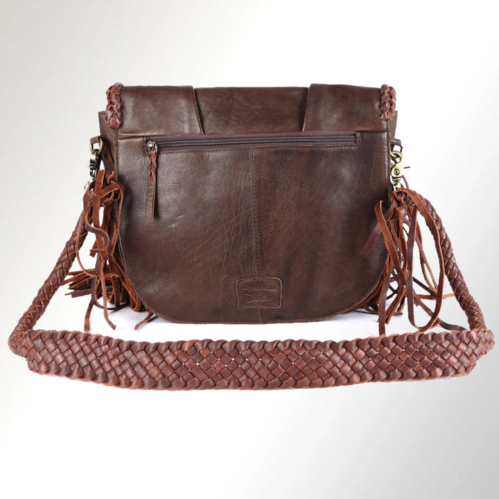 Leather Fringed Crossbody