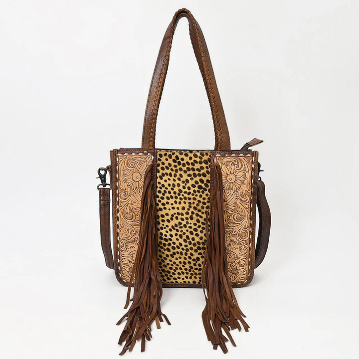 Tooled Leather Concealed Carry Crossbody