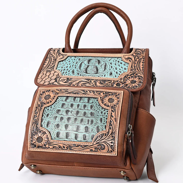 Eleanor Tooled Leather Backpack