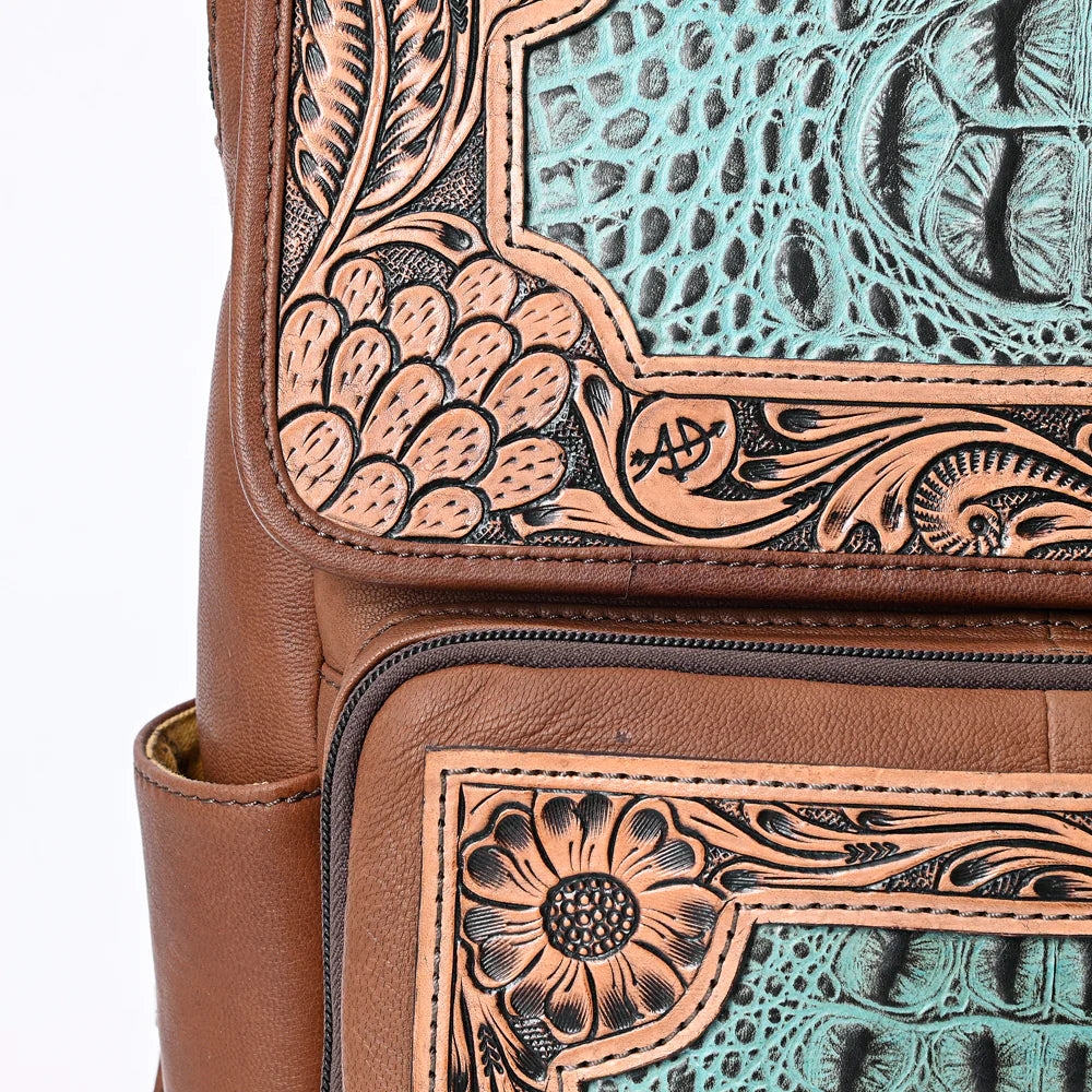 Eleanor Tooled Leather Backpack