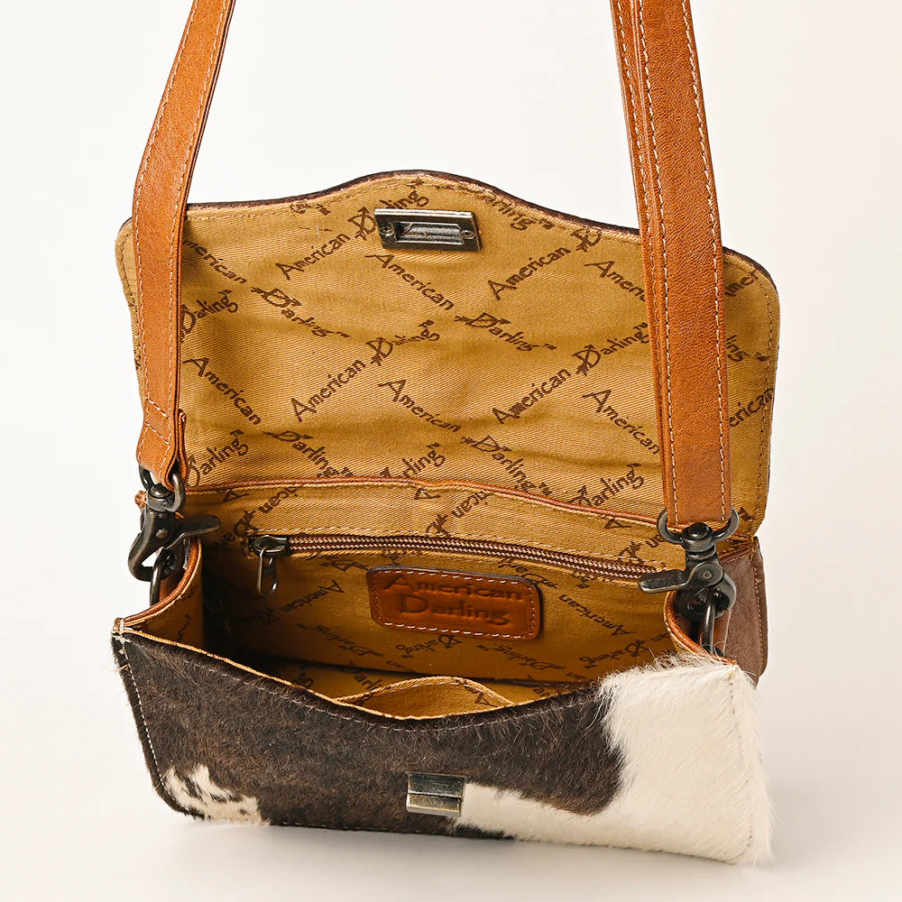 Eleanor Cowhide Leather Crossbody