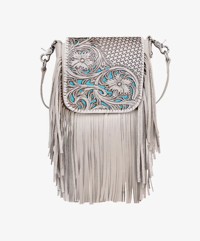 Western Fringe Leather Crossbody