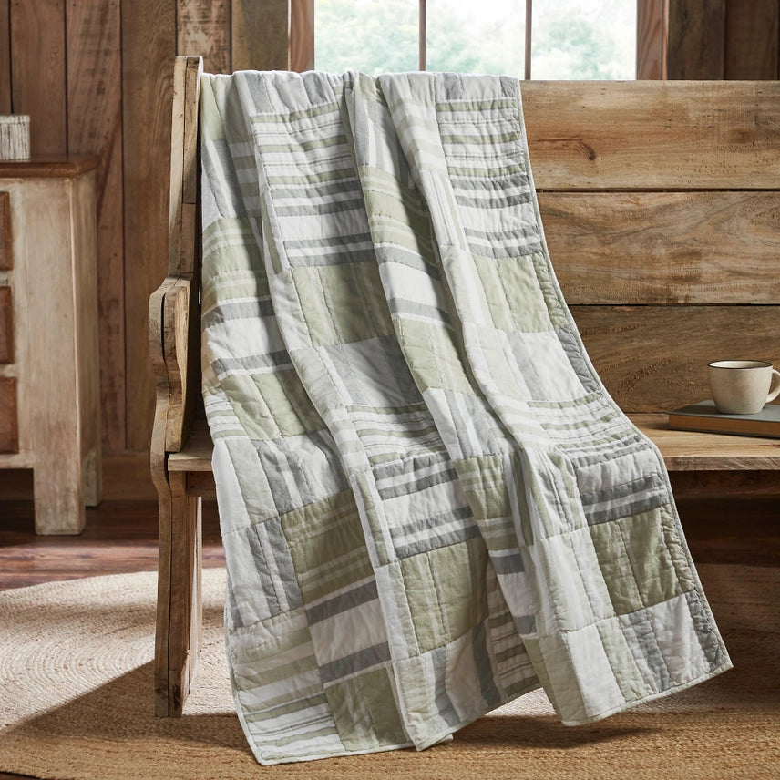 Farmhouse Finders Keepers Quilted Throw 50x60