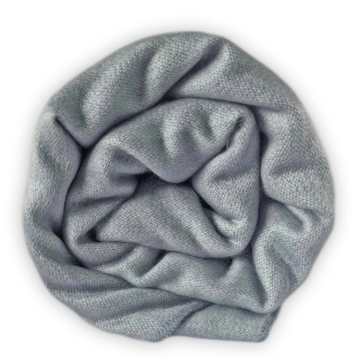 Alpaca Throw Blanket - Neutral Gray