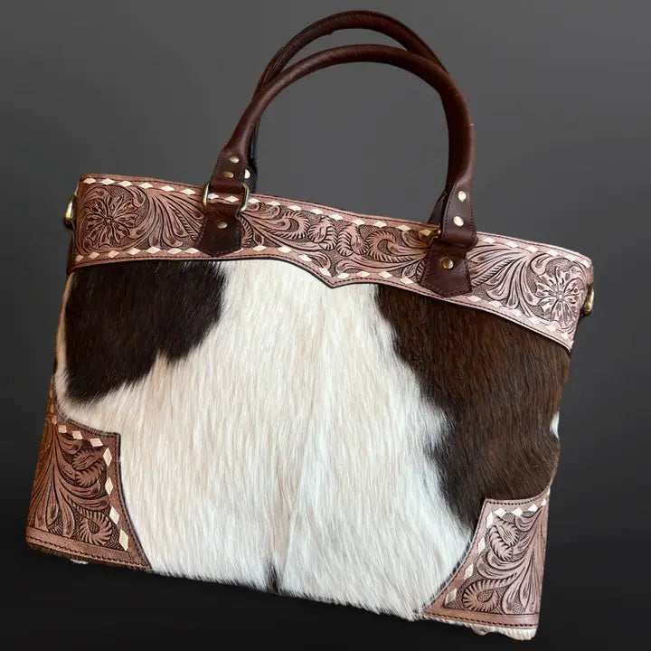 Western Concealed Carry Leather Handbag