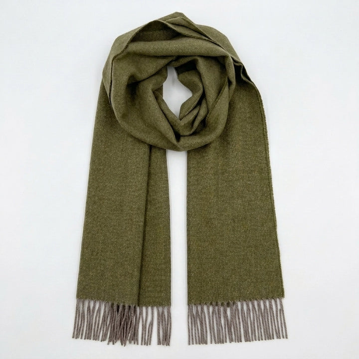 Shupaca Handwoven Scarf-Olive