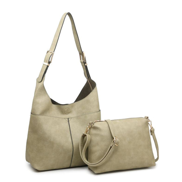 Modern Slouchy Hobo Bag 2-in-1 Shoulder Bag