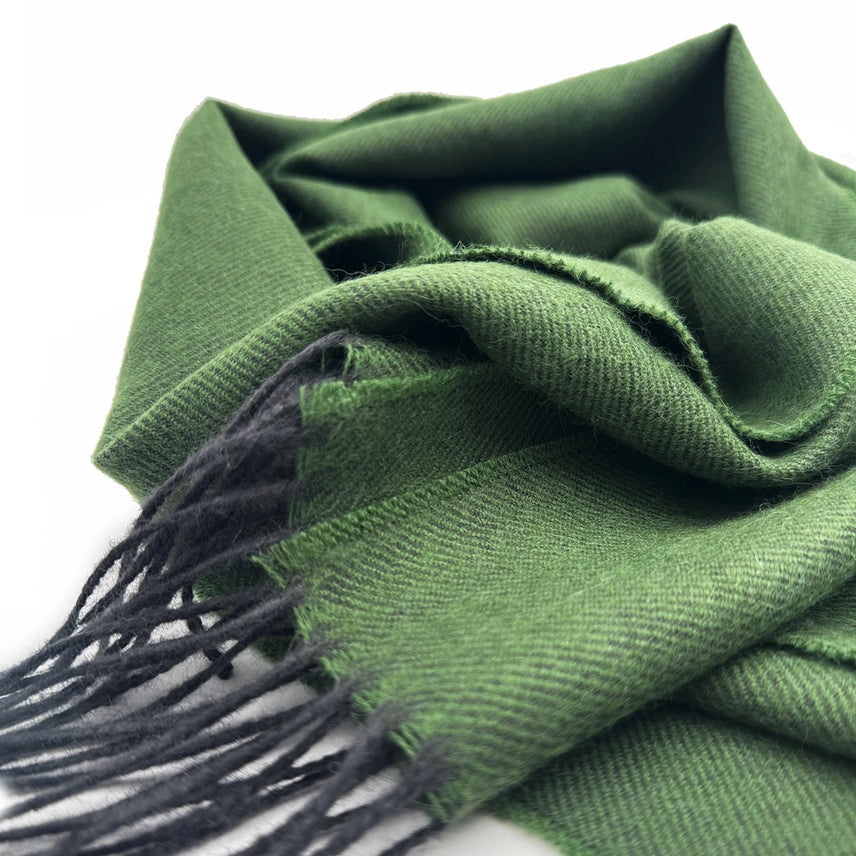Alpaca Handwoven Scarf-Pistachio