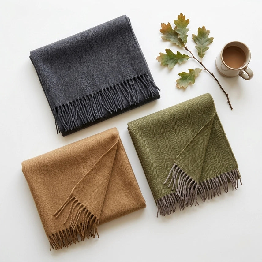 Shupaca Handwoven Scarf-Olive