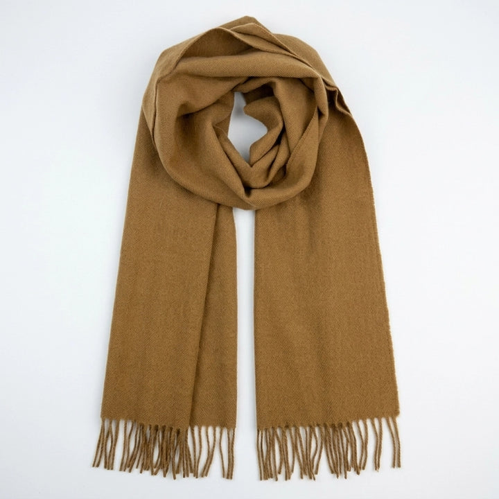 Alpaca Handwoven Scarf-Honey
