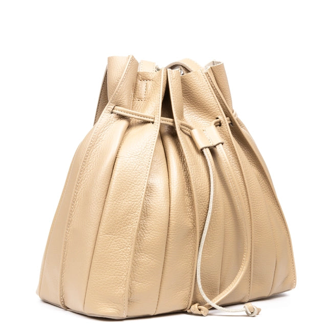 Firenze Italian Leather Bucket Shoulder Bag