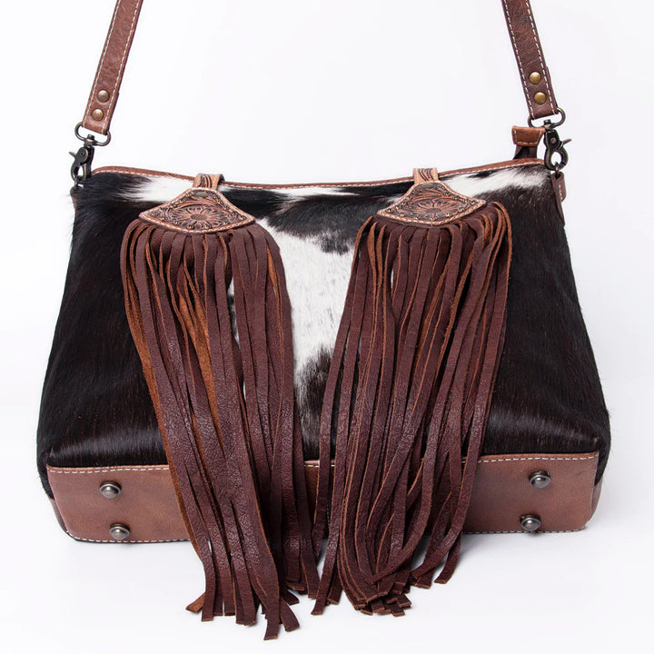 Concealed Carry Leather Bag w/Crossbody