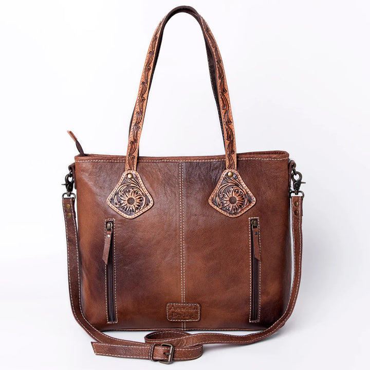 Concealed Carry Leather Bag w/Crossbody