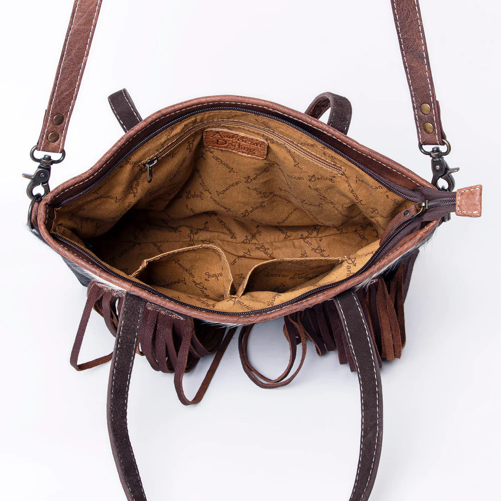 Concealed Carry Leather Bag w/Crossbody