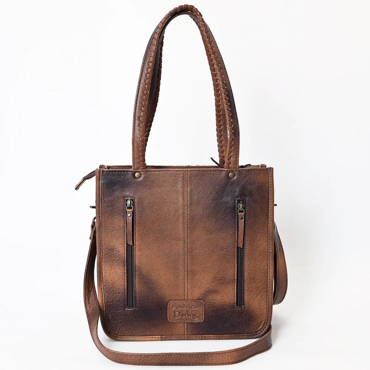 Tooled Leather Concealed Carry Crossbody