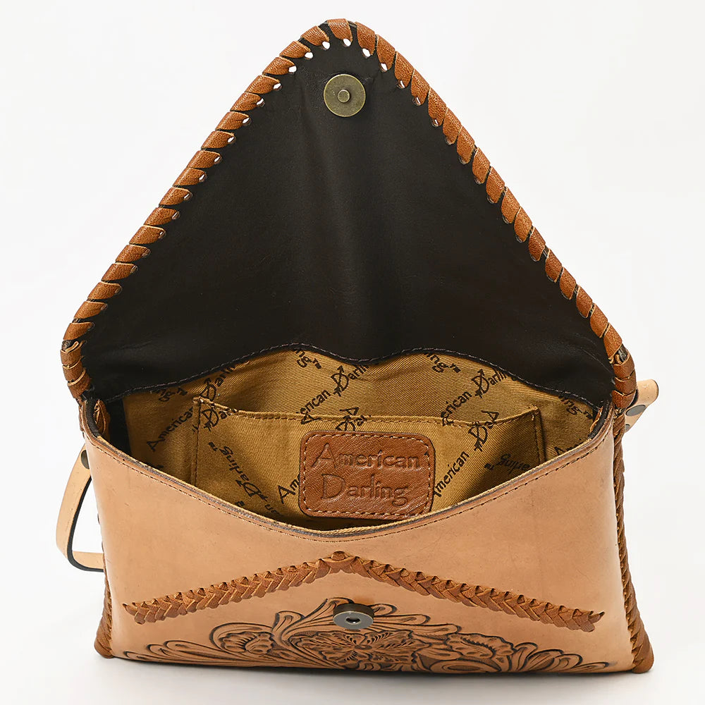 American Darling Tooled Leather Shoulder Bag