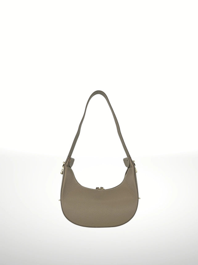 Caramello Compact Hobo Bag – Italian Leather | Made in Italy