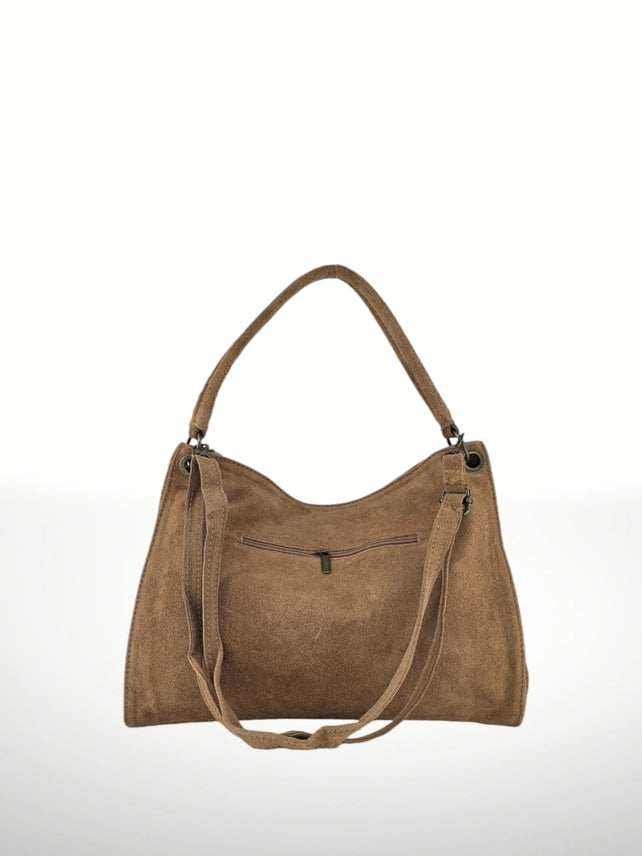 Italian Leather Bag with Shoulder Strap 