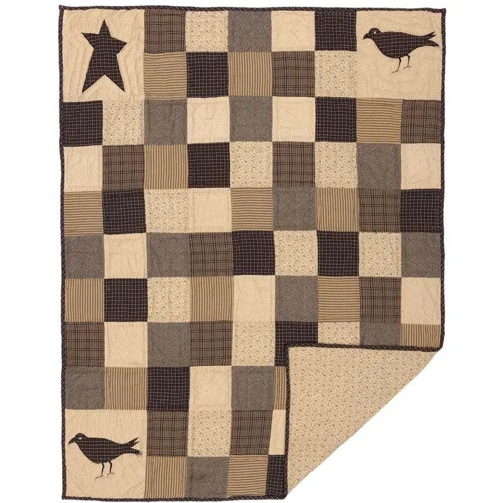 Farmhouse Quilted Kettle Grove Star Quilted Throw