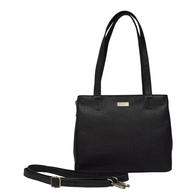 Assots of London Genuine Leather Bag Front View
