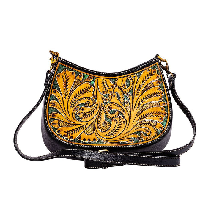 Featherstone Tooled Leather Bag