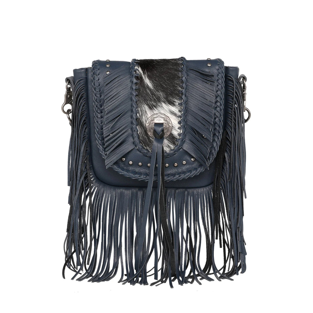 Leather Fringe Crossbody