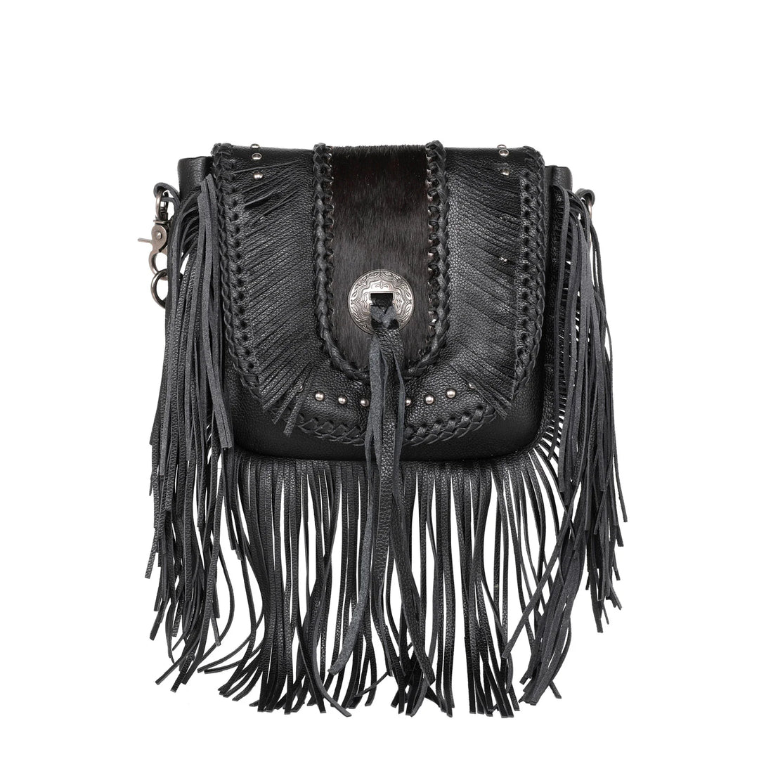 Leather Fringe Crossbody