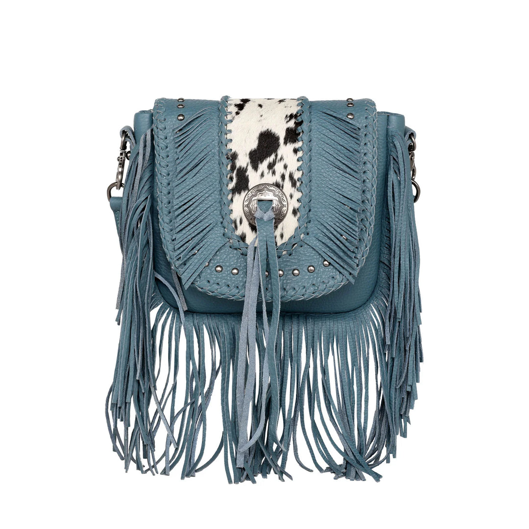 Leather Fringe Crossbody