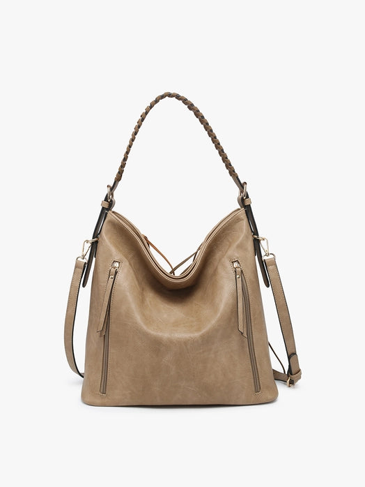 Sav Fringe Hobo Crossbody