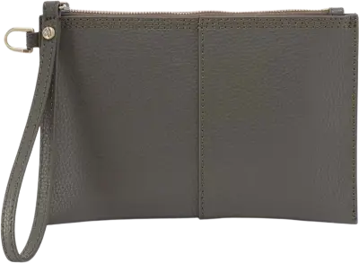 HOBO Vida Small Leather Pouch with Wristlet Strap