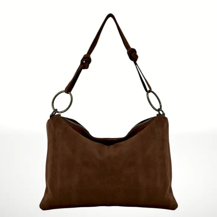 Giada Soft Italian Leather Hobo Bag — Made in Italy