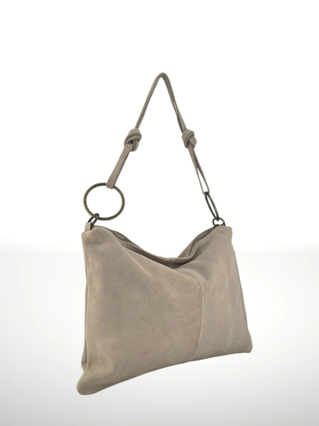 Giada Soft Italian Leather Hobo Bag — Made in Italy