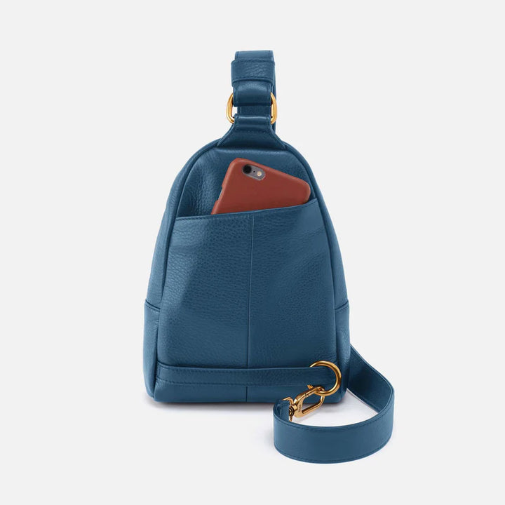 HOBO Fern Sling | Pebbled Leather | Peacock