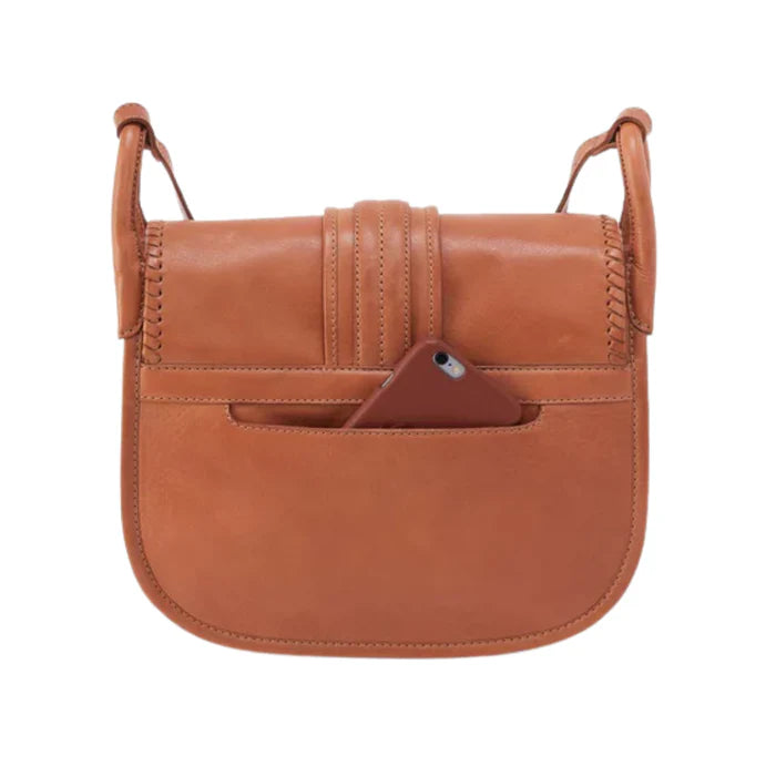 HOBO Kiva Large Crossbody | Washed Leather | Harvest Wheat