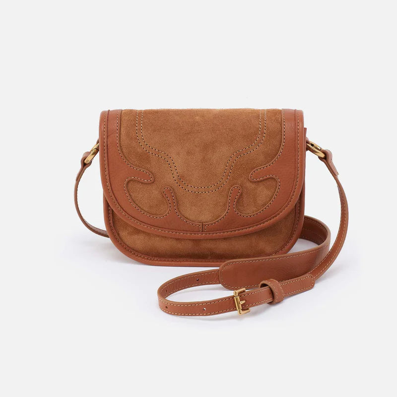 HOBO the Original Luxury Leather Crossbody Front View 