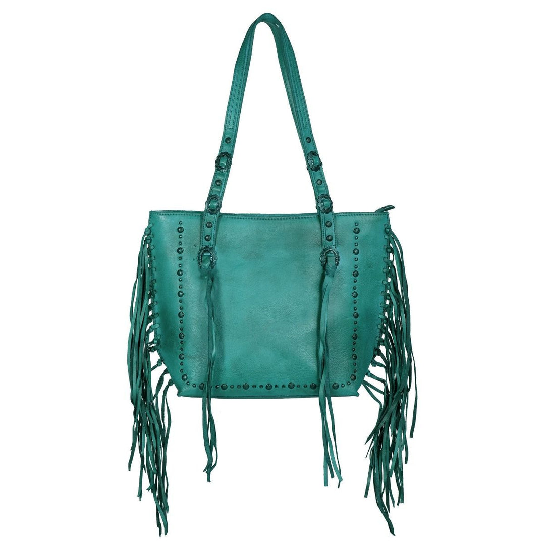 Leather Fringe Concealed Carry Bag - BELLISIMA HANDBAGS USA