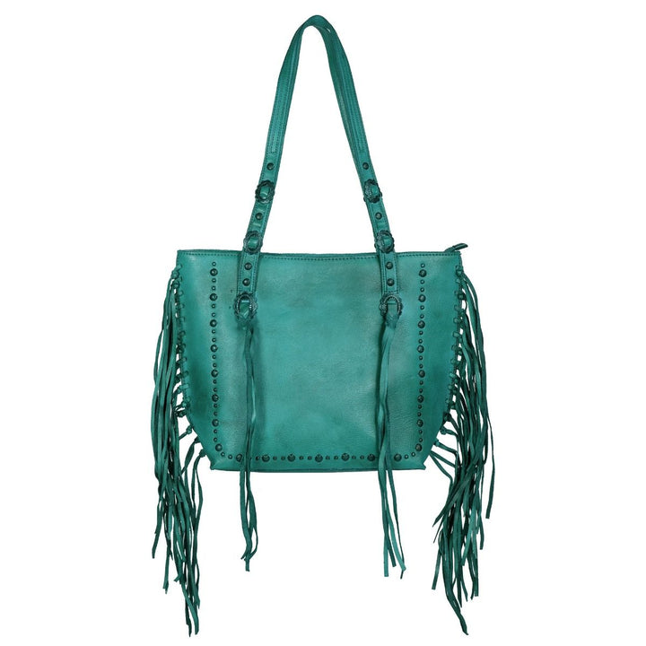 Leather Fringe Concealed Carry Bag - BELLISIMA HANDBAGS USA