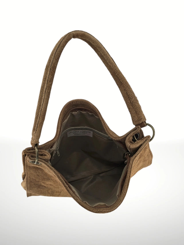 Italian leather Bag with Shoulder Strap