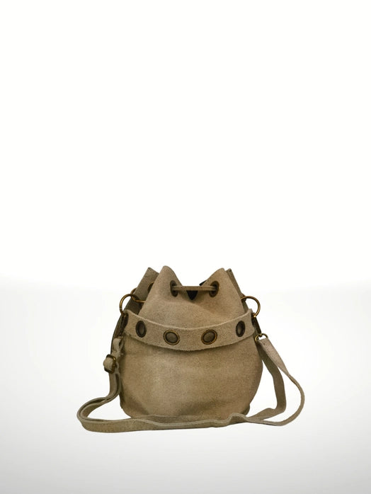 Italian Leather Bucket Bag