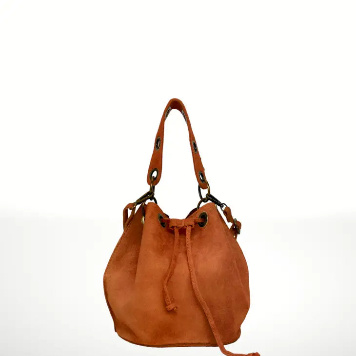 Italian Leather Bucket Bag