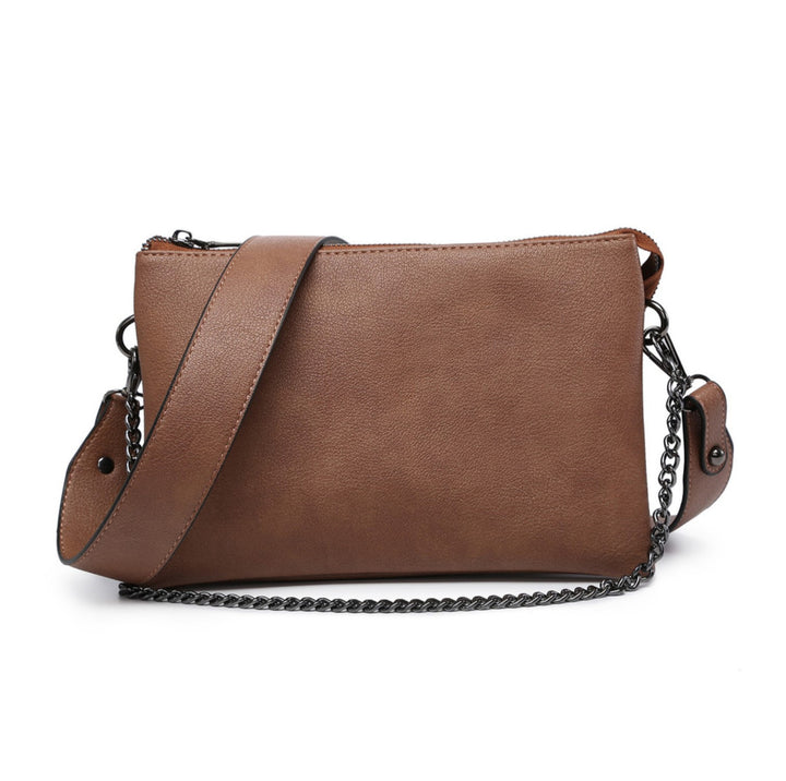 Izzy Crossbody with Chain & Wristlet Strap