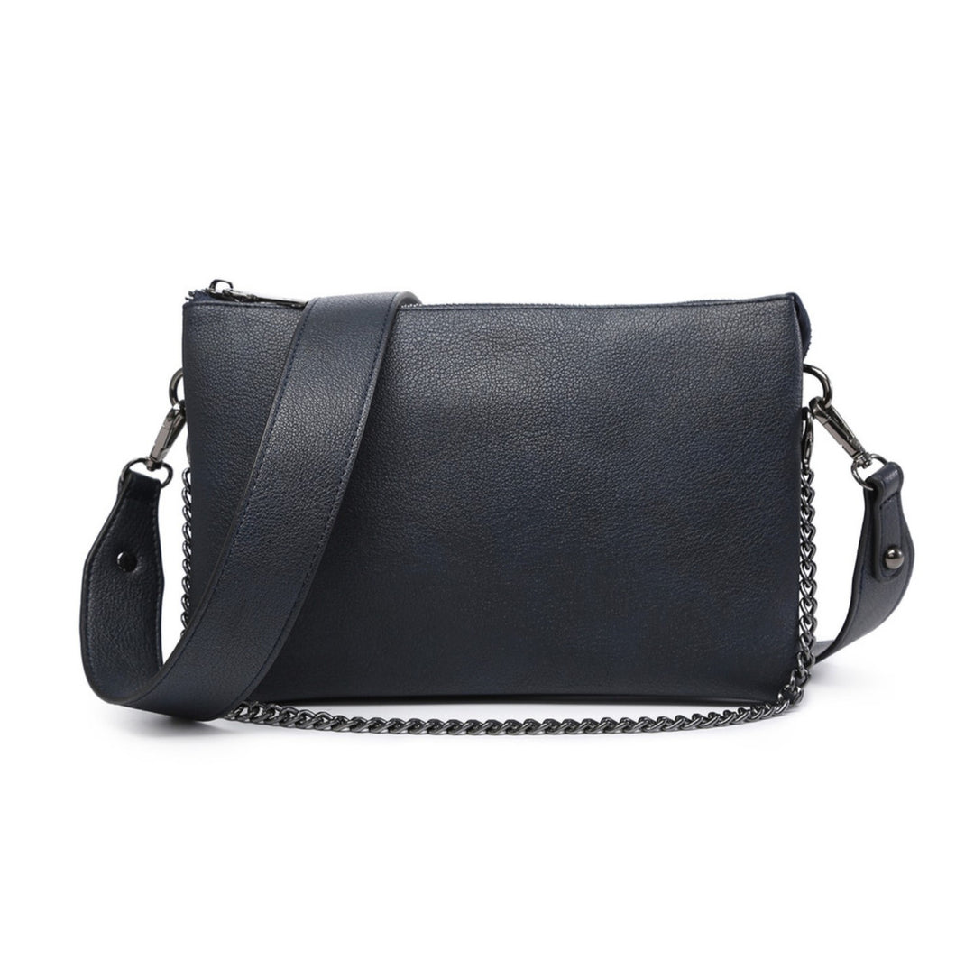 Izzy Crossbody with Chain & Wristlet Strap