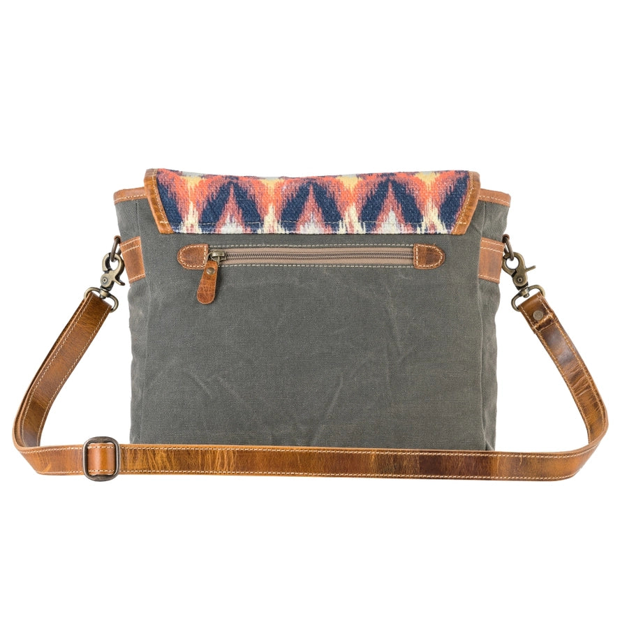 Leather & Canvas Jade Shoulder Bag