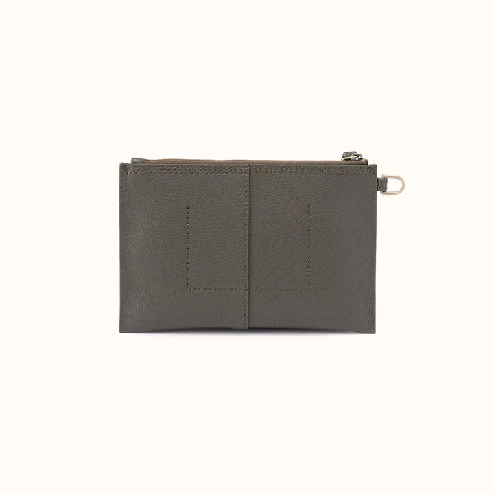 HOBO Vida Small Leather Pouch with Wristlet Strap